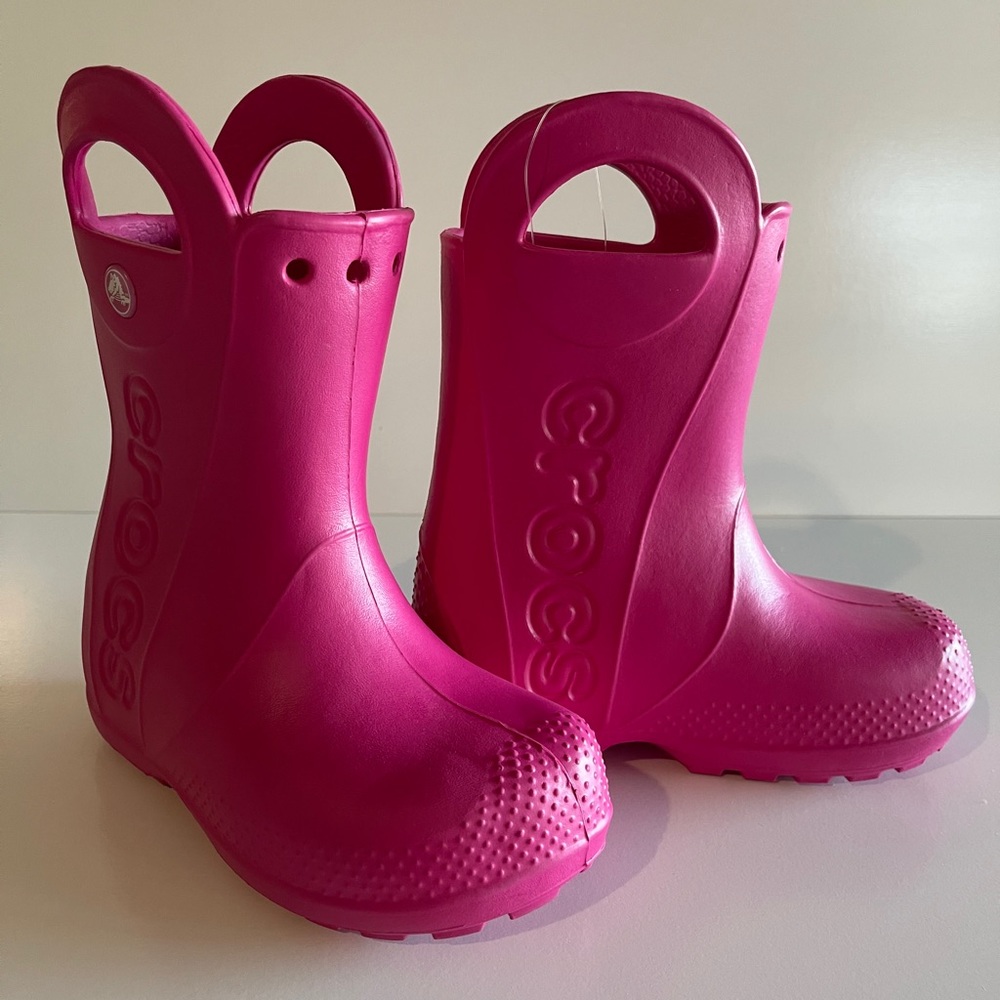 Crocs handle it rain boot kids 10 & 11 & 12